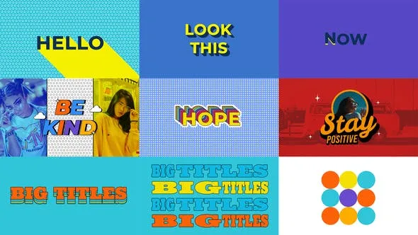 Videohive Colorful Title Opener 45555204