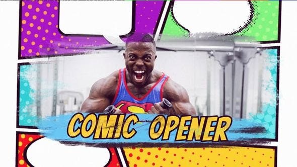 Videohive Comic Book Intro 45629301