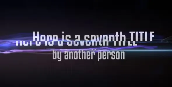 Videohive Drive speed titles 10772166