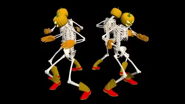 Videohive Halloween Skeleton 40405325