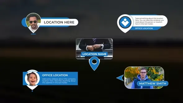 Videohive Location Titles with Photo 45195399