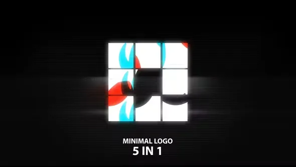 Videohive Minimal Logo 5 in 1 23714945