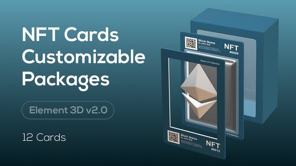 Videohive NFT Cards Packages Kit 39005521