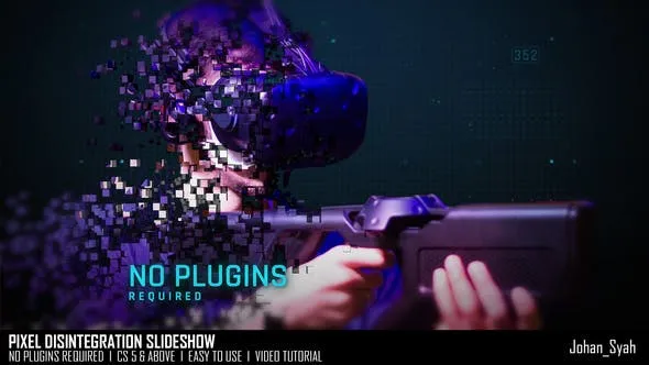 Videohive Pixel Disintegration_Slideshow 45464169
