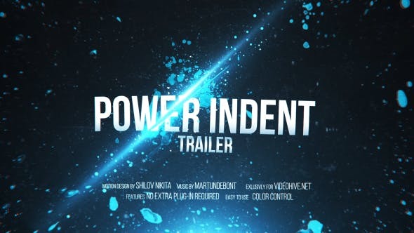 Videohive Power Indent Trailer 18094522