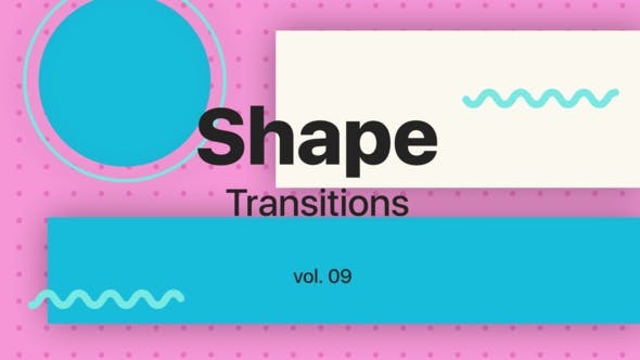 Videohive Shape Transitions Vol. 09 45533021