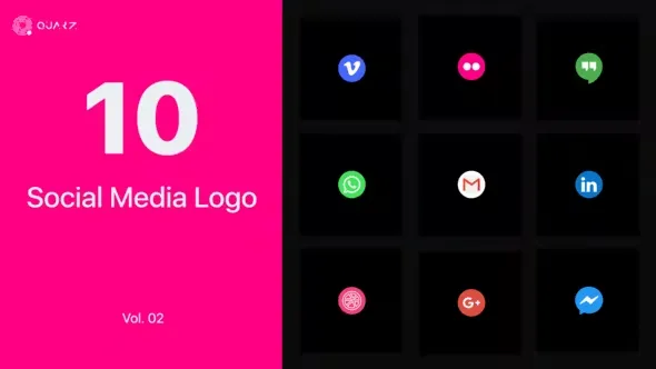Videohive Social Media Logo Vol. 02 45344806