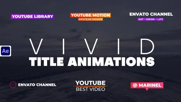 Videohive Vivid Title Animations 45860773