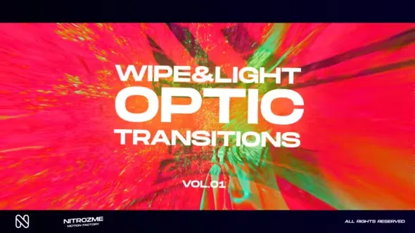 Videohive Wipe and Light Optic Transitions Vol. 01 45307265