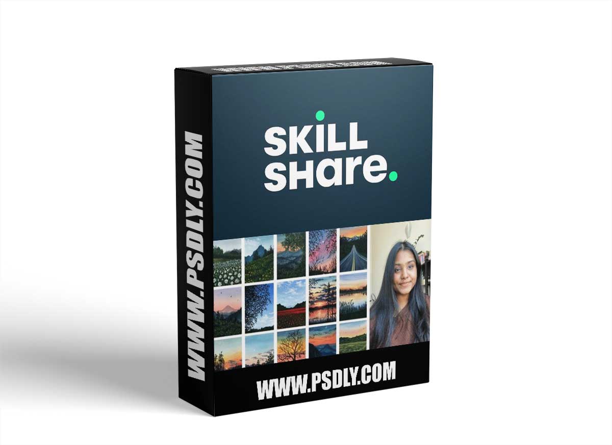 15 Days Gouache Challenge : Paint 15 Expressive Landscapes using Gouache