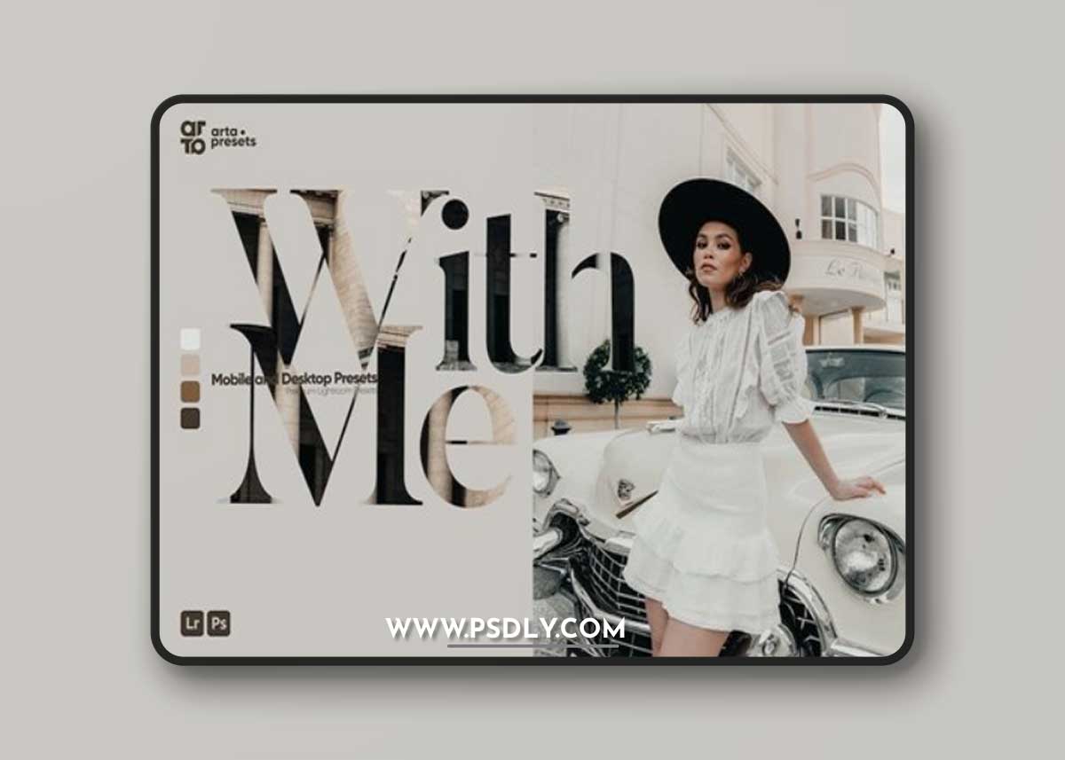 ARTA - With Me Presets for Lightroom UPBT4DY