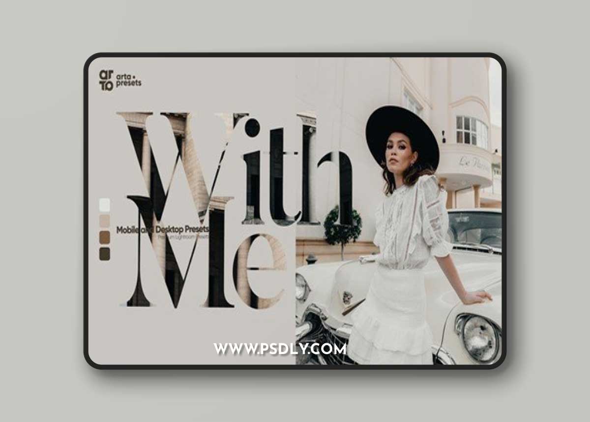 ARTA - With Me Presets for Lightroom UPBT4DY
