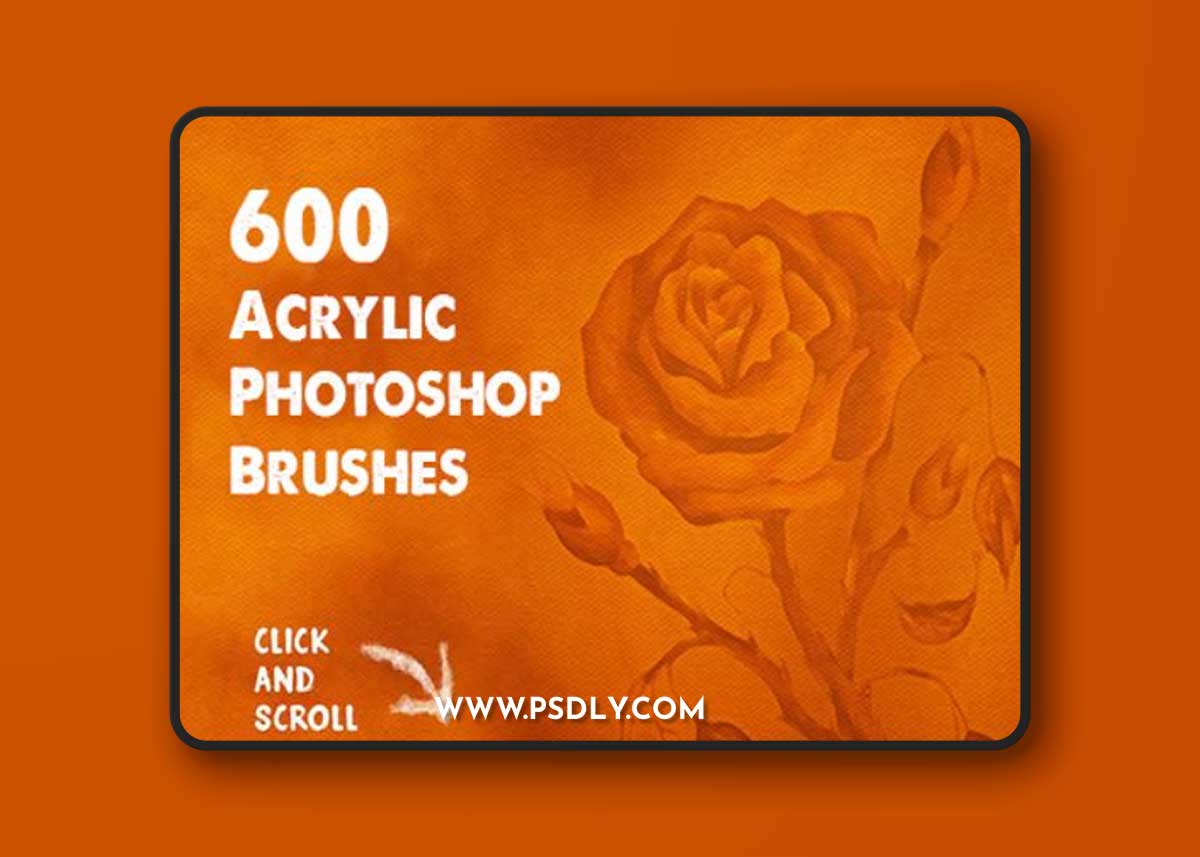 Acrylic Brushes Bundle for Photoshop