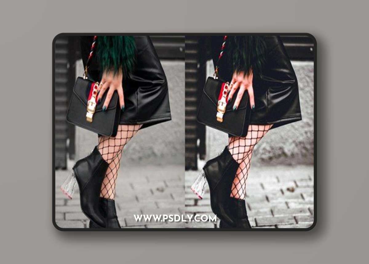 Cinematic Black Moody Demon Lightroom Presets 24G2UHN