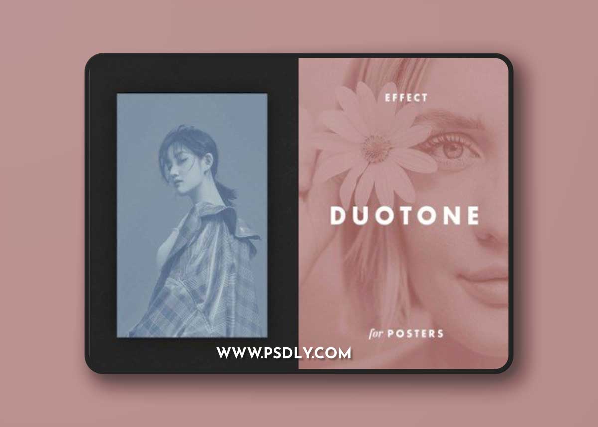 Duotone Poster Photo Effect