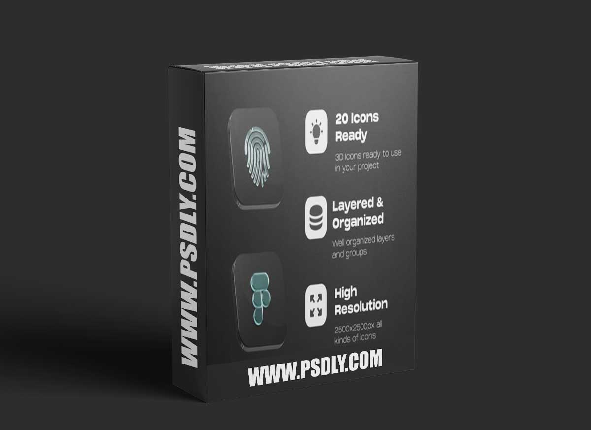 Glass Logos and Symbols Ui8.net