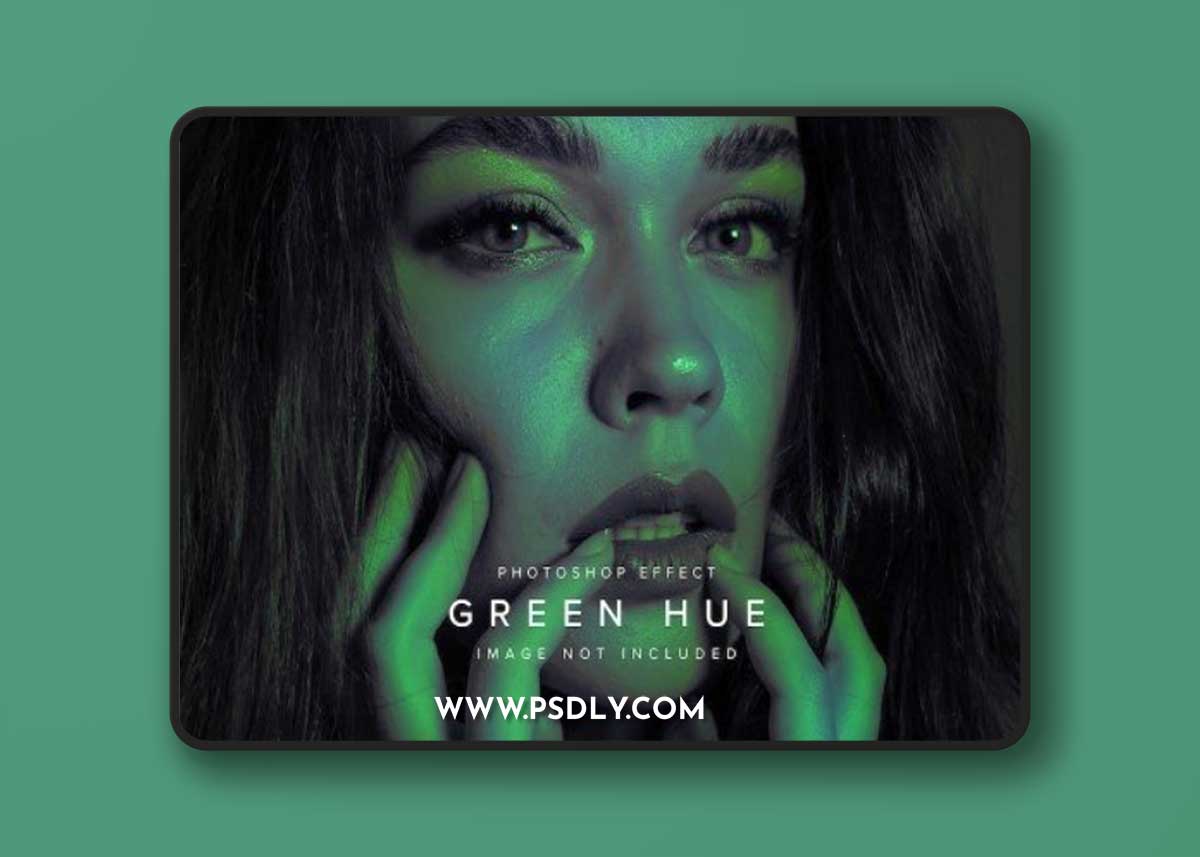 Green Aura PSD Photo Effect