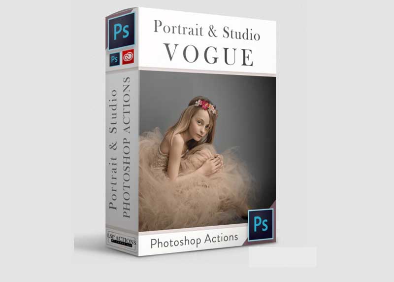LSP-Actions - Portrait Studio Vogue Photoshop Action Suite