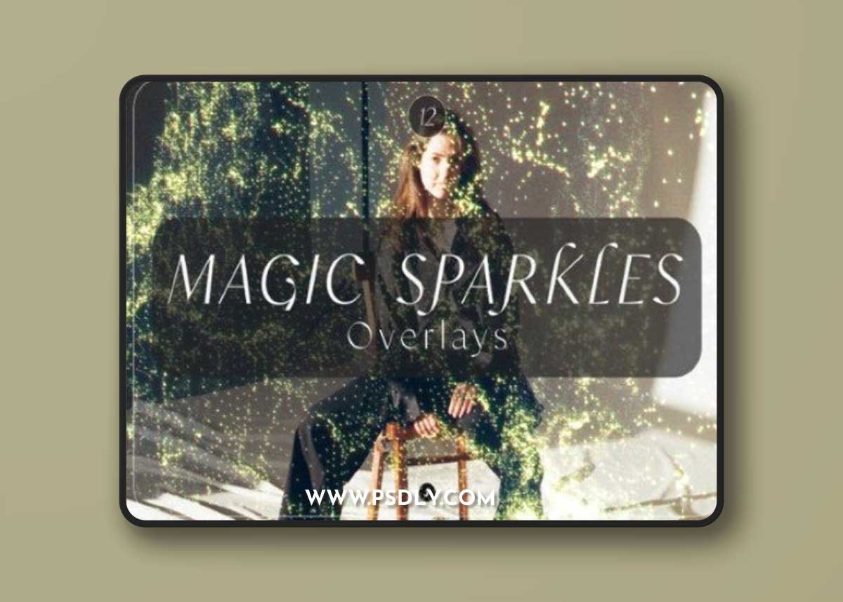 Magic Sparkles Photo Overlays
