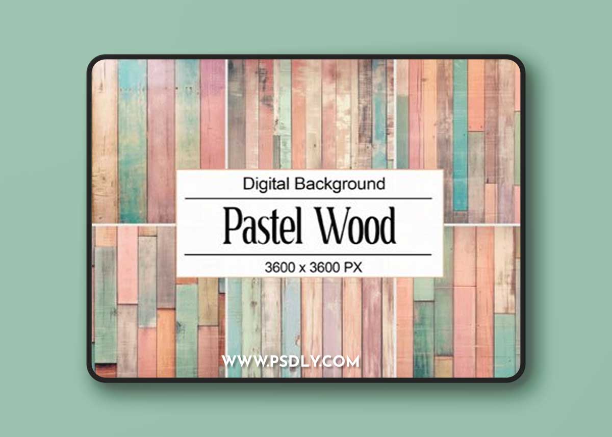 Pastel Wood Textures Collection