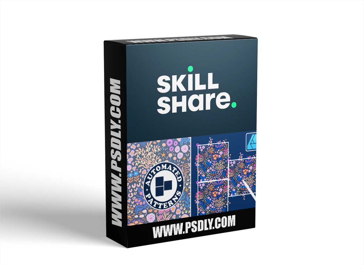 Surface Pattern Design in Affinity Designer: Ditsy Floral Half-Drop Repeat Pattern