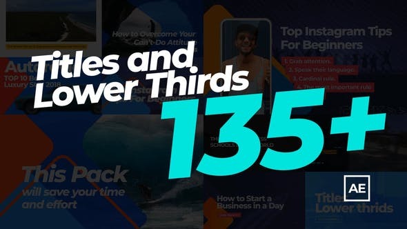 Videohive 135 Social Media Titles for Business 23519611