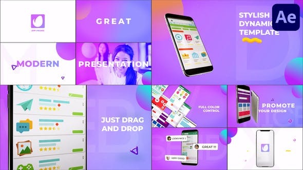 Videohive App Dynamic Promo for After Effects 45976692