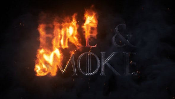 Videohive Burning Metal Logo 46212030