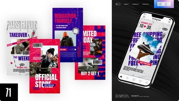 Videohive Flamboyant Fashion Stories 46230563