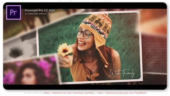 Videohive Flying Photos 3d Album 46160732