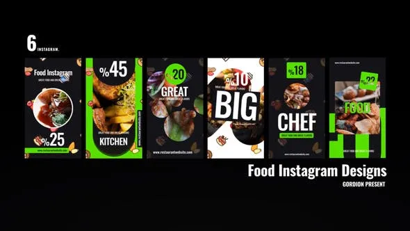 Videohive Food Instagram Stories 46021869