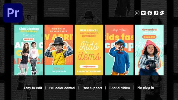Videohive Kids Instagram Reels 46100846