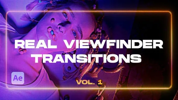 Videohive Real Viewfinder Transitions 46235051