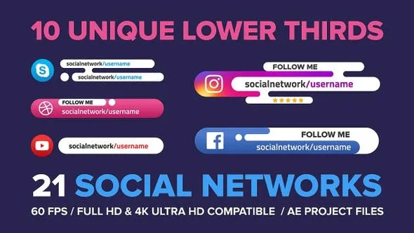 Videohive Social Network PACK 22968494