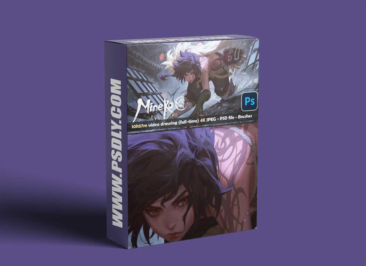 Artstation - Illustration tutorial Mineko: raid