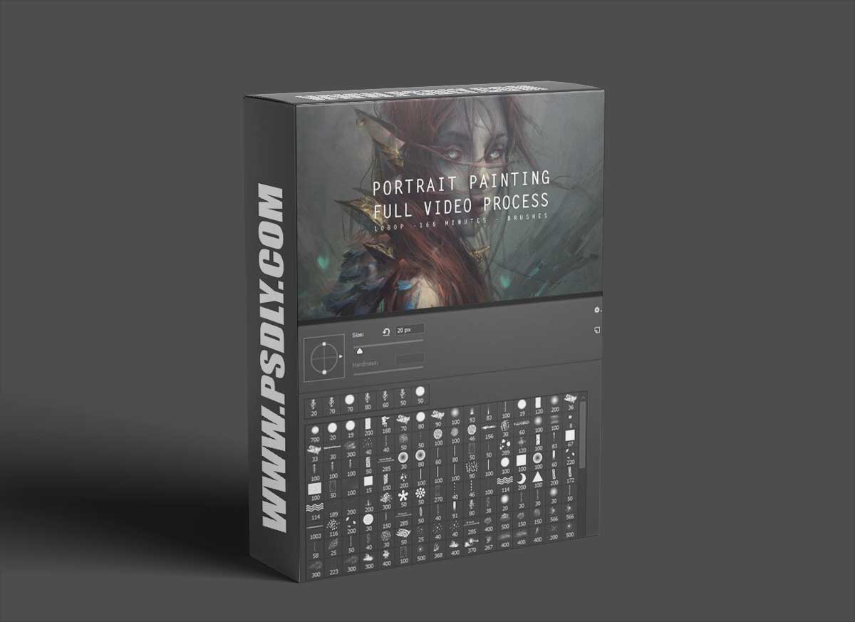 Artstation - LeVuong Portrait Painting - Full video process + Brushes