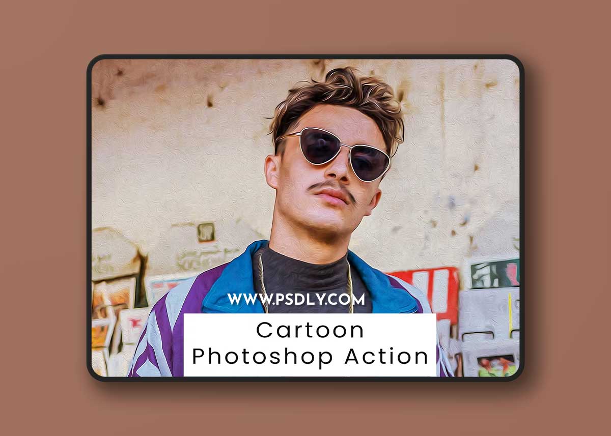 Cartoon Photoshop Action G5HHBBA