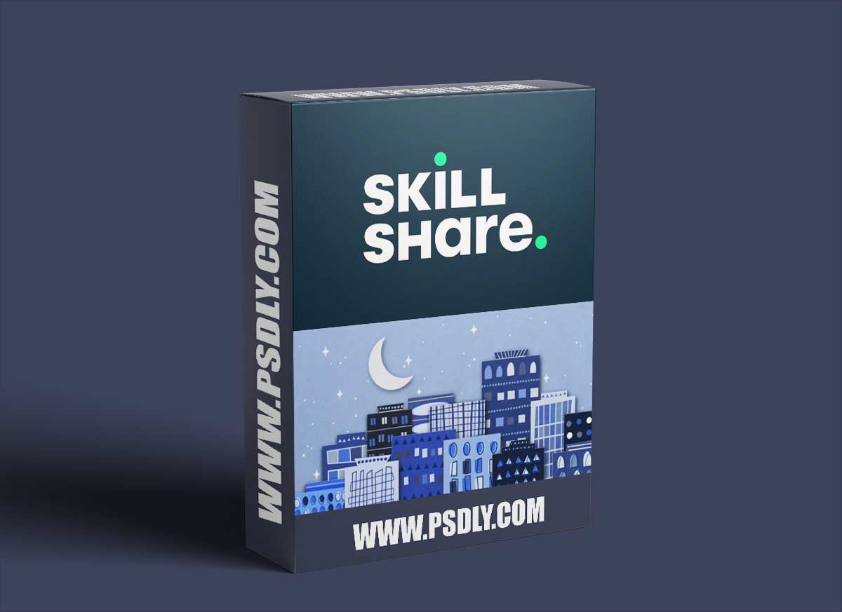 Monochromatic City in Procreate: Embrace Imperfection While Creating an Imaginary Cityscape