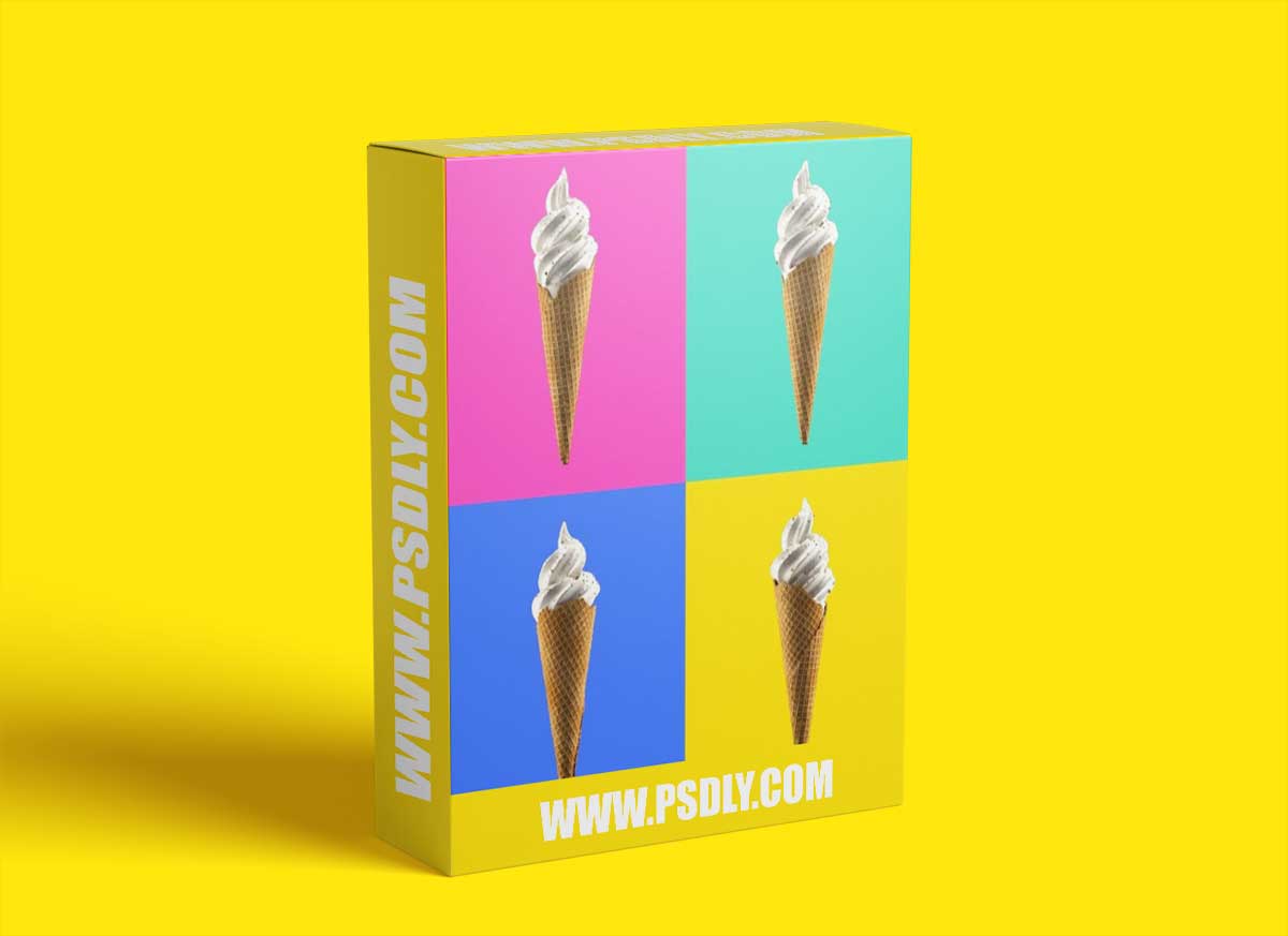 Motion Design School - Tricky 3D Ice Cream by Alexander Kratinov