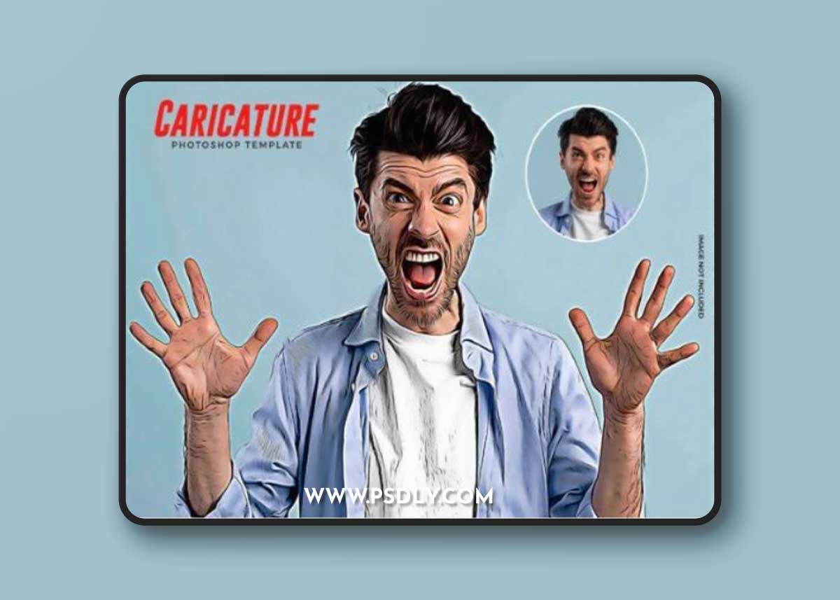 PSD Caricature Cartoon Effect