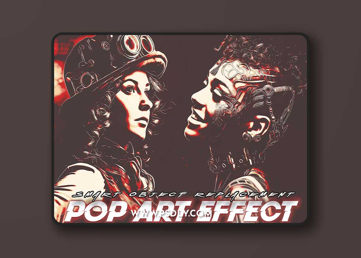Pop Art Photo Effect Photoshop 2FNVKUA