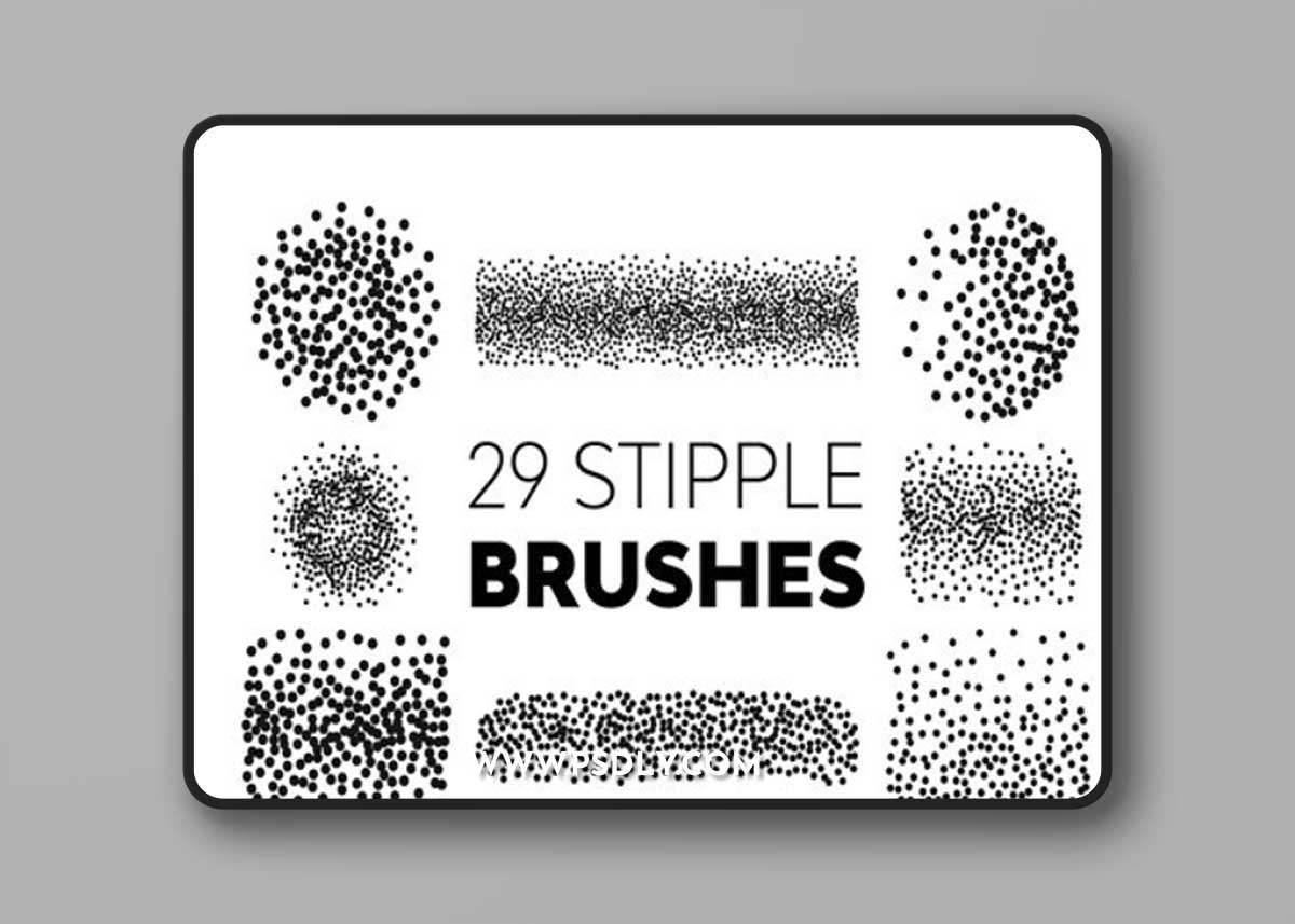 Stipple Brushes UKADV92