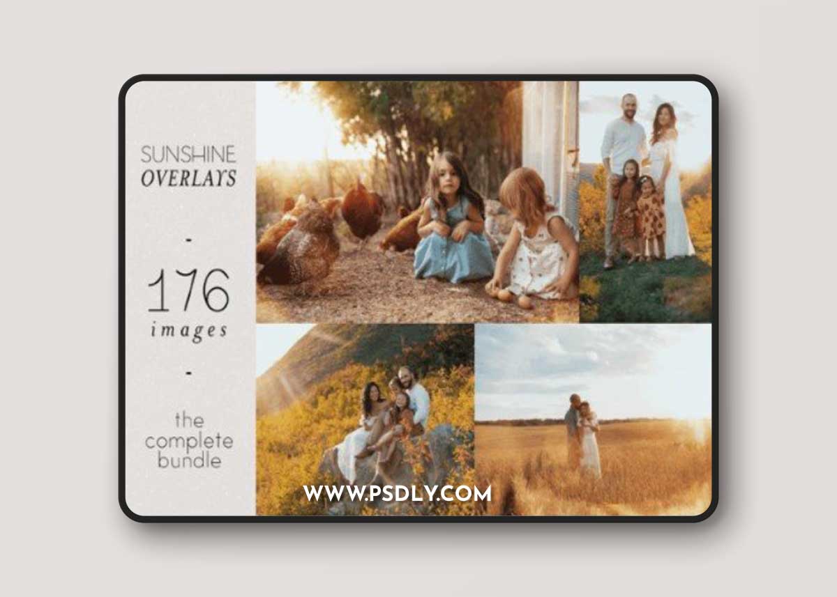 Sunshine Photography Overlays