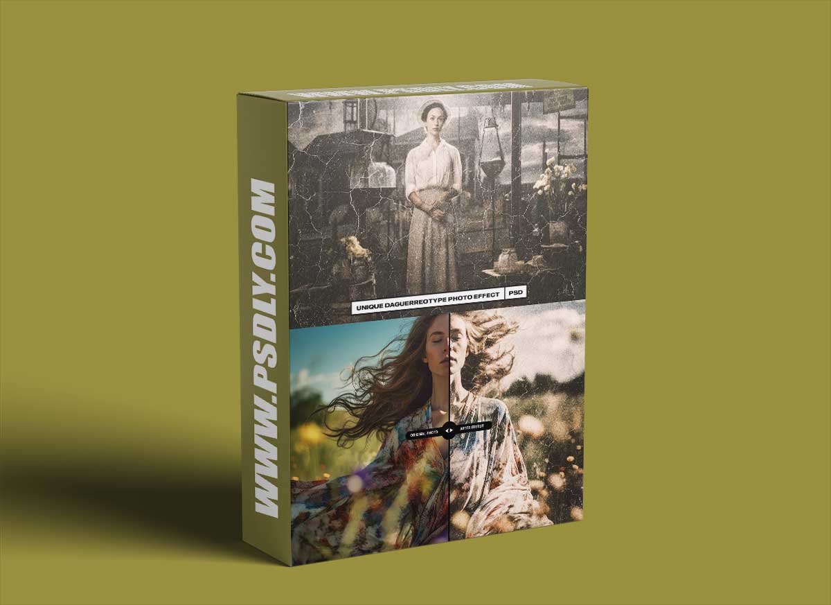 Unique Daguerreotype Photo Effect PSQBKCX