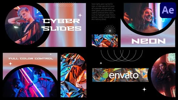Videohive Cyber City Slideshow for After Effects 47024396
