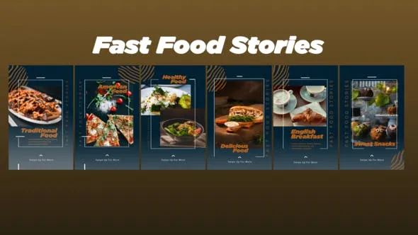 Videohive Fast Food Stories 46956956