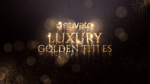 Videohive Luxury Golden Titles 21834365