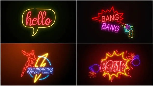 Videohive Neon Signs V3 46508113