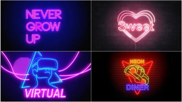 Videohive Neon Signs V4 46508198