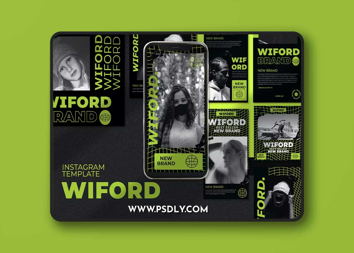 Wiford Instagram Template Vol.1 VMYLBXA